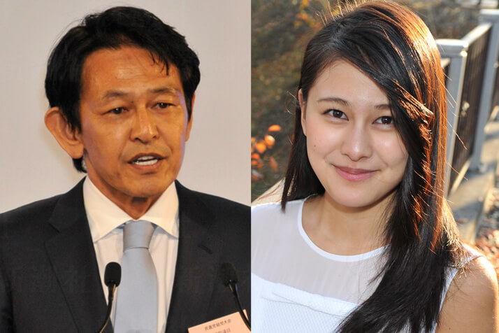 ミス日本受賞の「松野頼久」次女が政界入りか 小泉純一郎と自民党本部を見学 | デイリー新潮