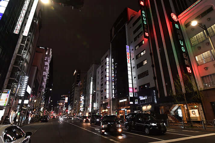 夜の銀座