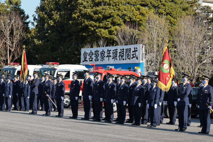 皇宮警察本部年頭視閲式（2023年）