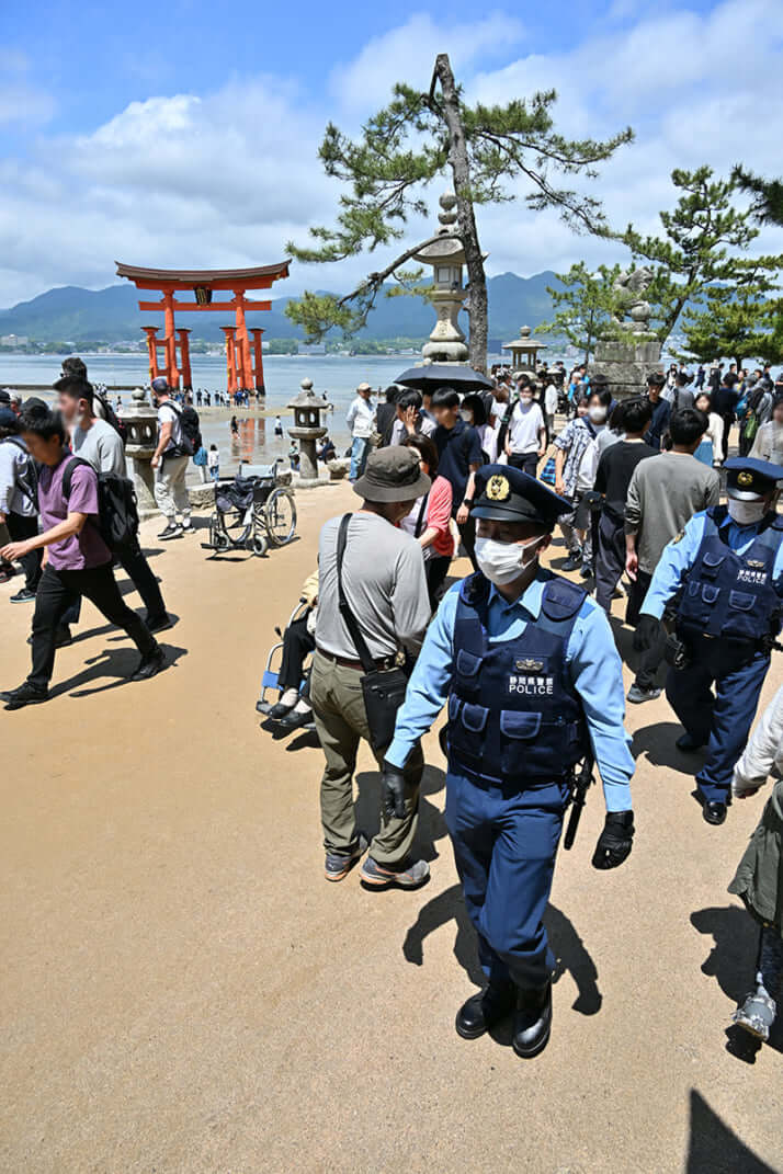 広島サミット厳戒態勢