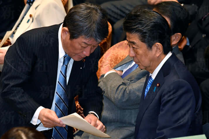 安倍晋三、茂木敏充