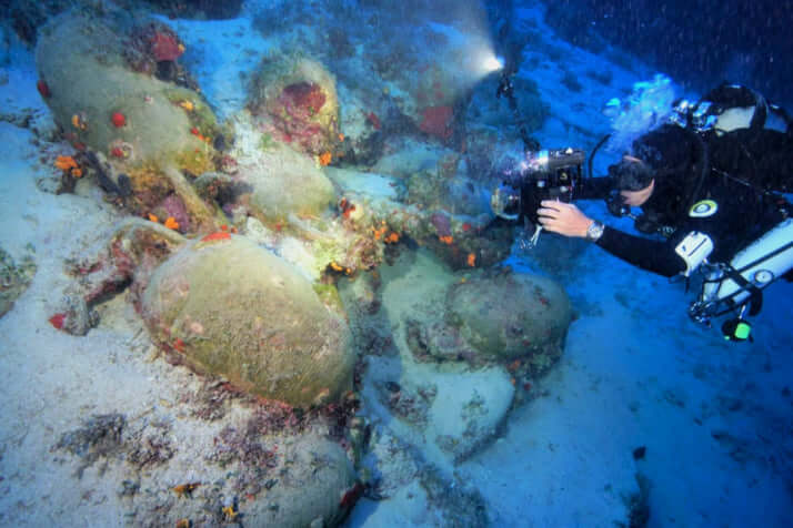 ギリシア・フルニ島の水中遺跡