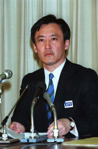 警視庁参事官時代の石川氏（2001年撮影）