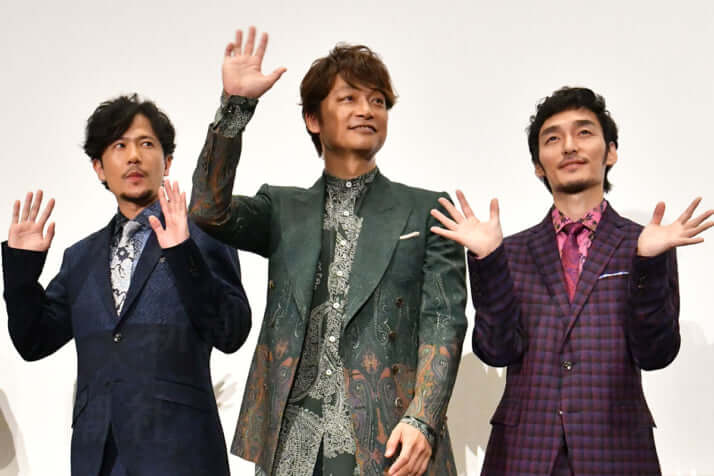 稲垣吾郎、香取慎吾、草彅剛