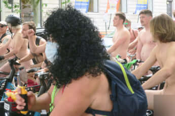 「World Naked Bike Ride in ロンドン」26