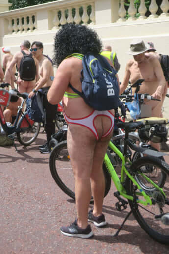 「World Naked Bike Ride in ロンドン」27