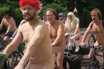 「World Naked Bike Ride in ロンドン」28