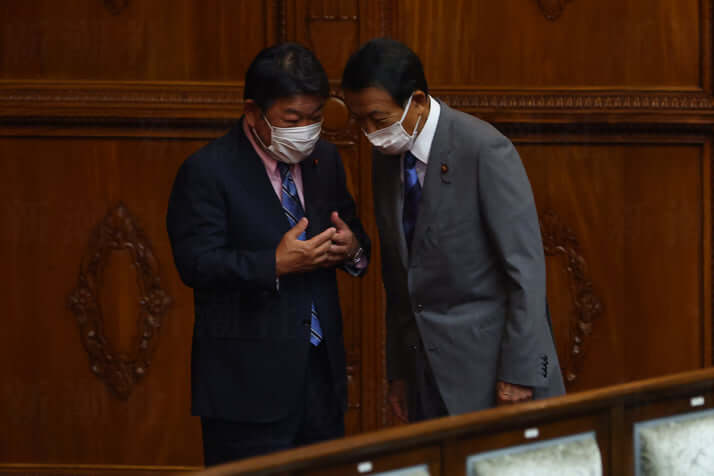 茂木敏充、麻生太郎