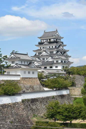 福山城の外観復元天守