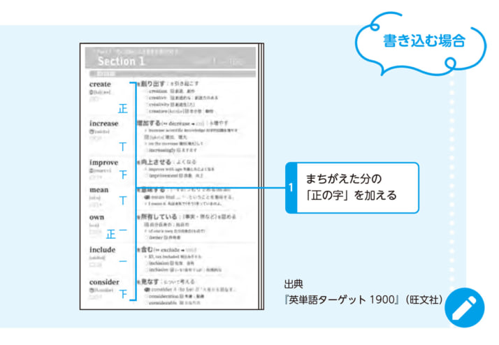 正の字勉強法