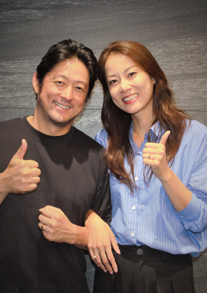 秦アンディ英之さん、中川聴乃さん