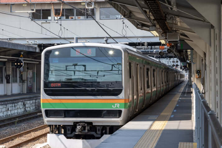 E231系近郊型電車 群馬県高崎駅イメージ