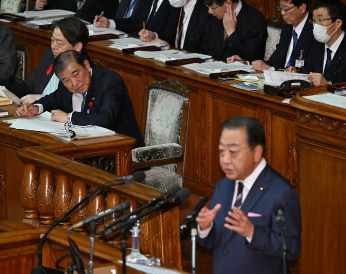 石破茂、野田佳彦